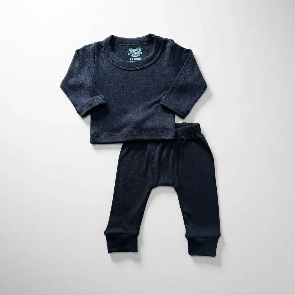 2-Piece Summer Cotton Baby Kimono Romper & Bear Hat Set